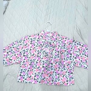 BP Floral Button Down Size L